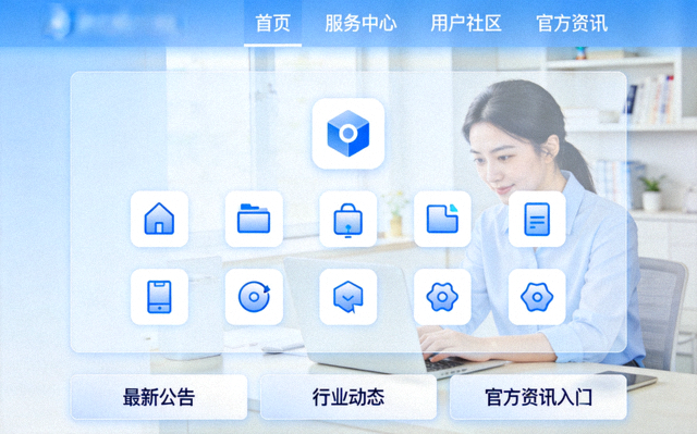 C7官网平台指南配图：首页各功能区块与官方资讯汇总入口的界面示意